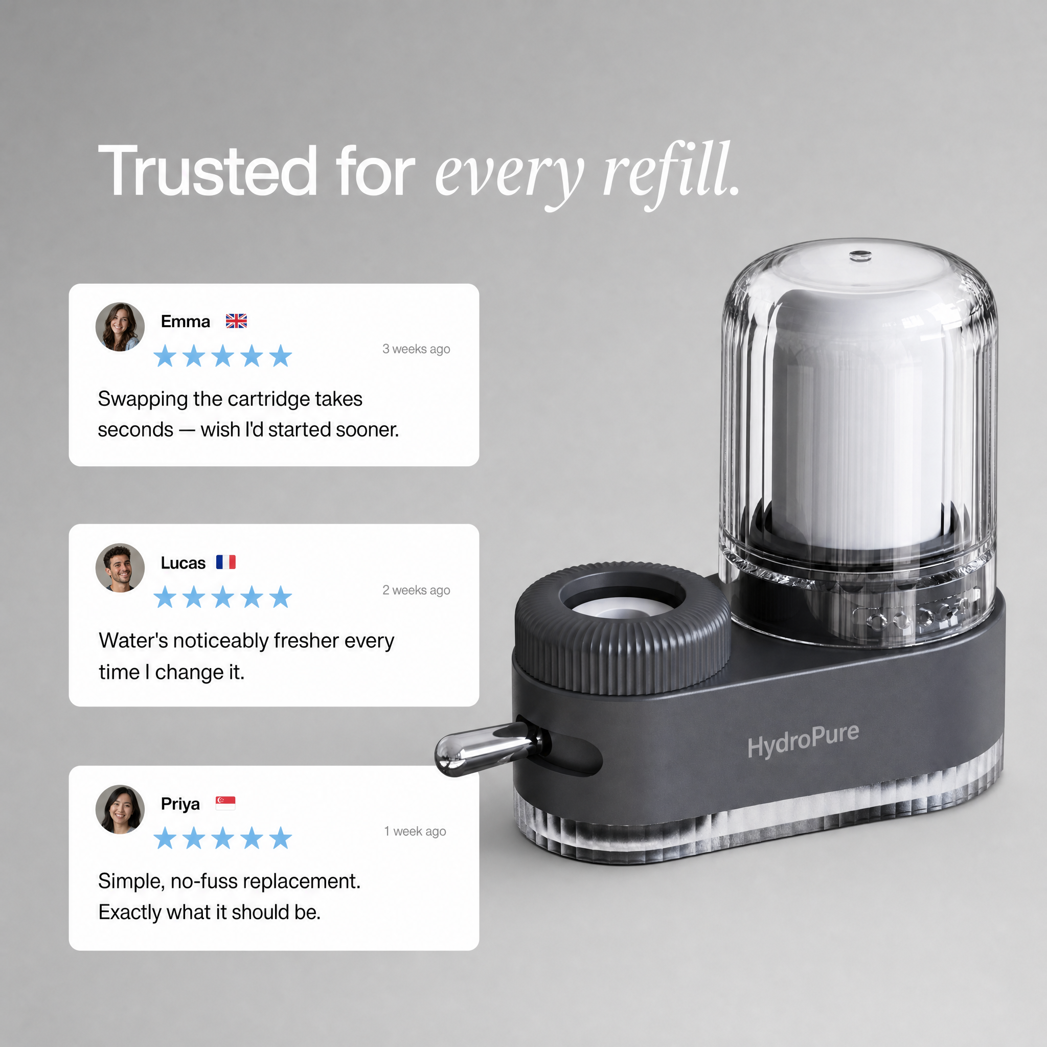 HydroPure 7-layer Tap Filter