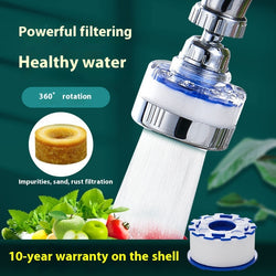 Household Kitchen Vegetable Basin Faucet Splash-proof Supercharged Filter Shower Nozzle